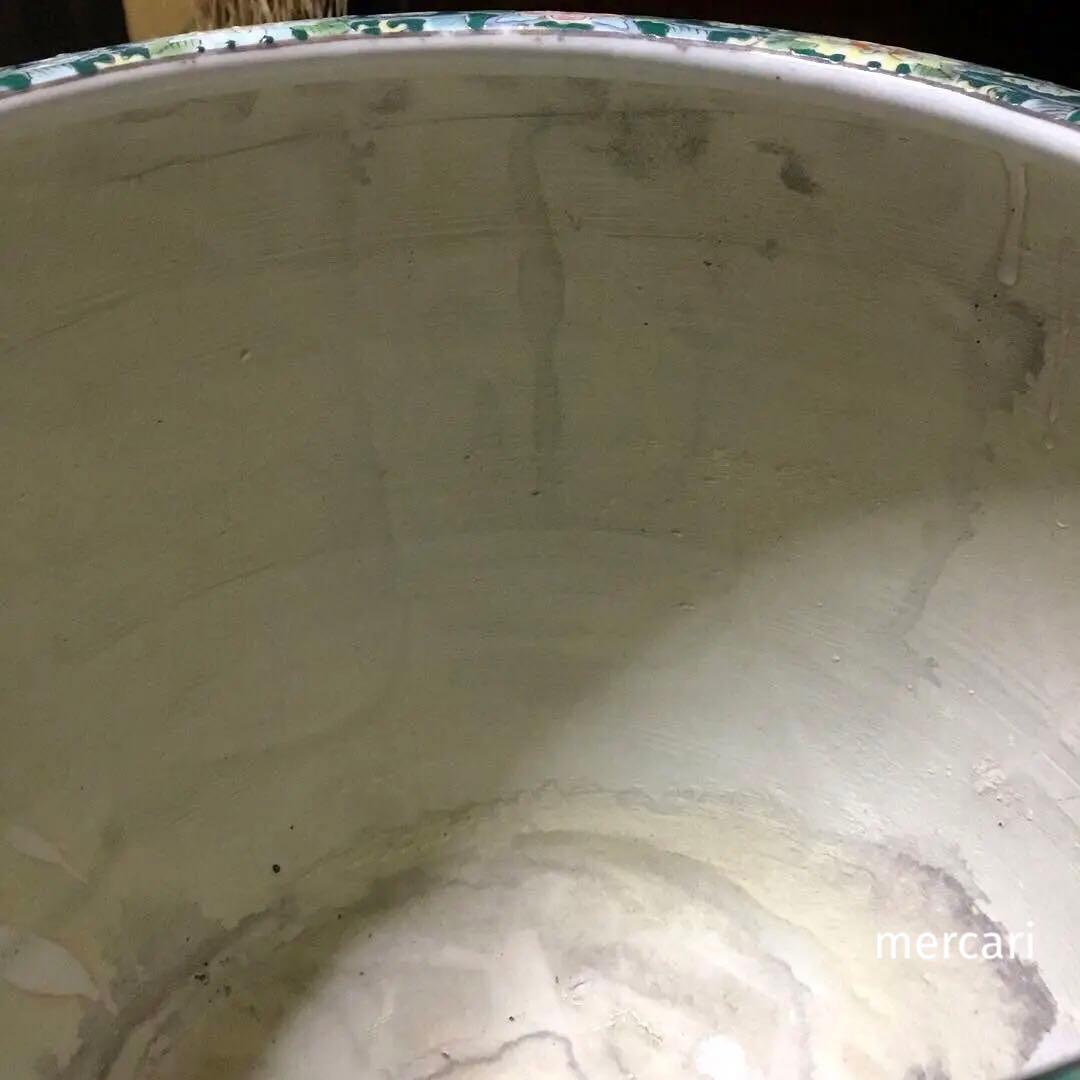 伊万里焼 十錦手 松竹梅牡丹紋様 火鉢 /骨董/時代物