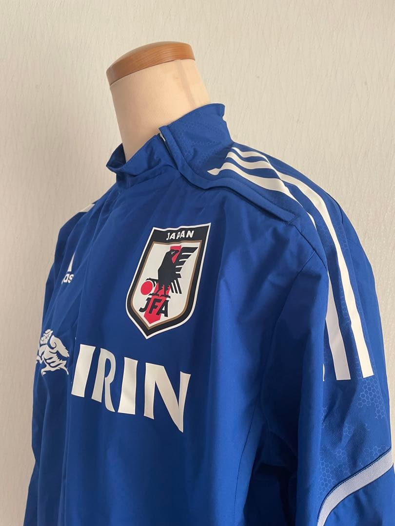 adidas アディダス JFA サッカー ウィンドブレーカー Sサイズ 青