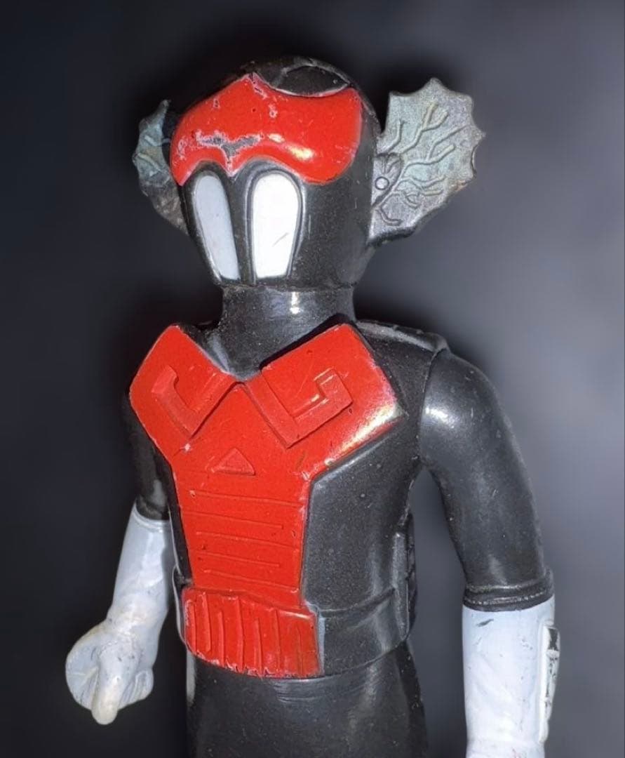 当時物 ソフビ　ブルマァクタカトク　アクマイザー3ザビタン約16cm石森章太郎