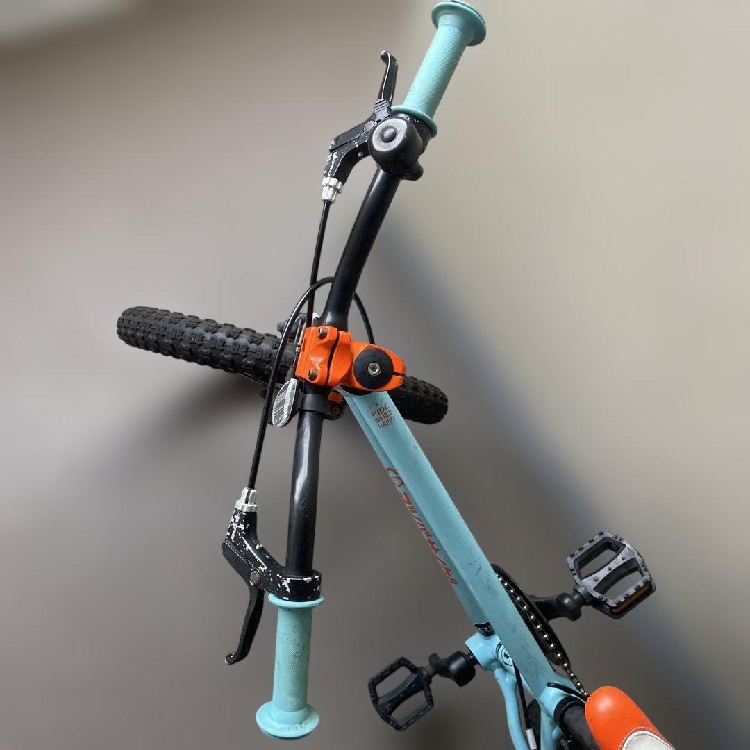 送料込み　ヨツバサイクル　ラムネブルー　18インチ