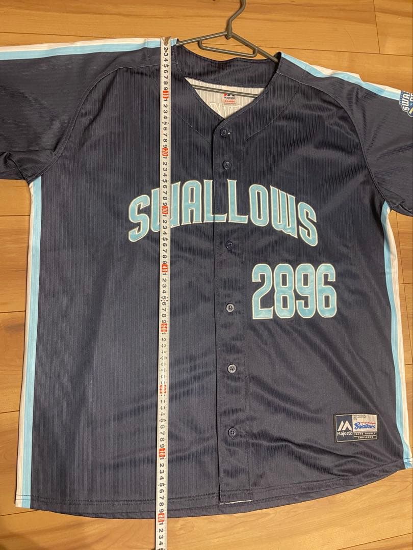 東京ヤクルトスワローズ2025 CREWつば九郎ユニフォーム　刺繍タイプ