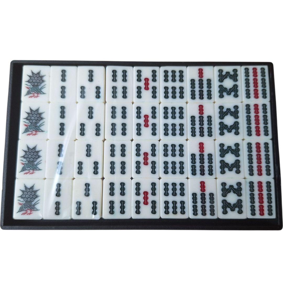 未使用品　虎牌　キングバード　麻雀牌　関東書体　背竹　虎一筒　重量牌　レア