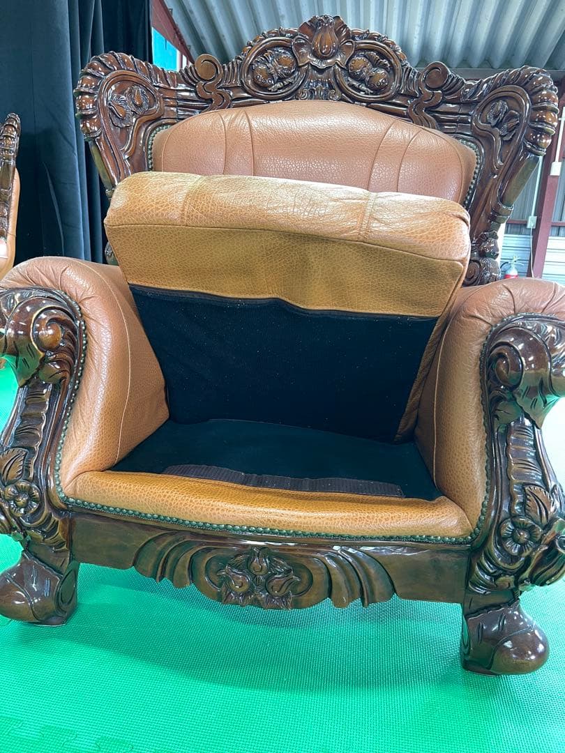 【お引き渡し限定】最後の1点！アンティーク シングルソファー 西洋 ヴィンテージ