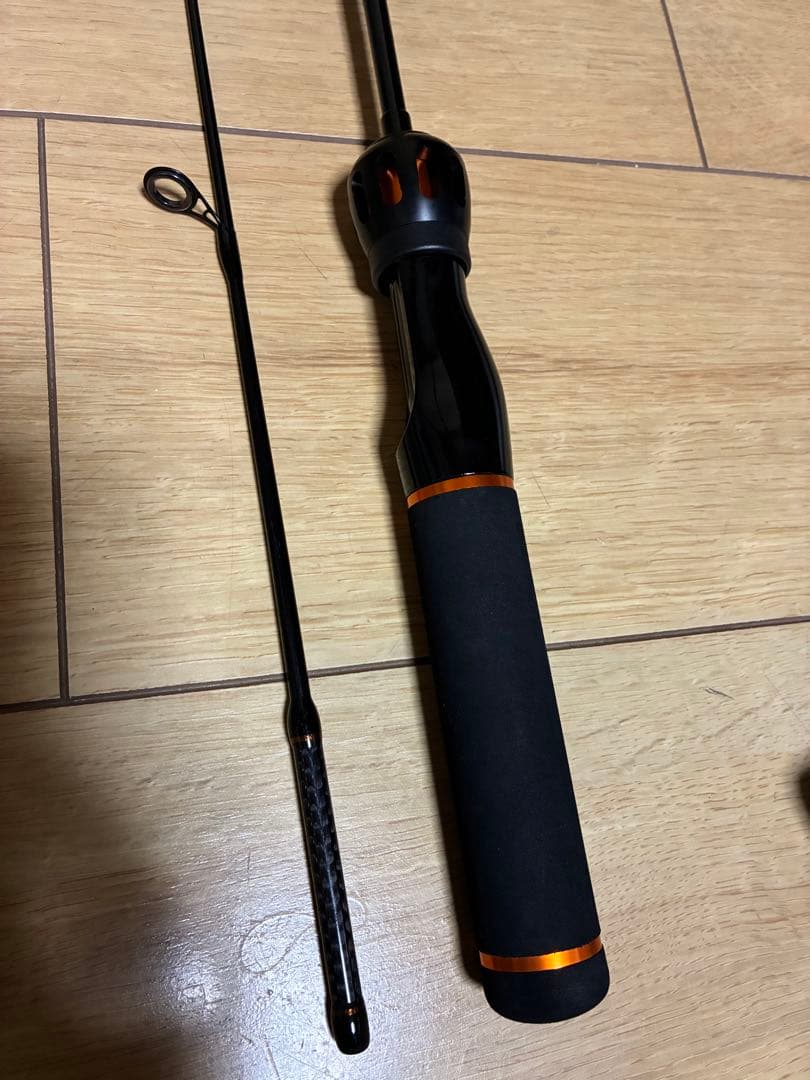 ジャッカル ブラックエッグ ブラック/コパー リール 竿 セット