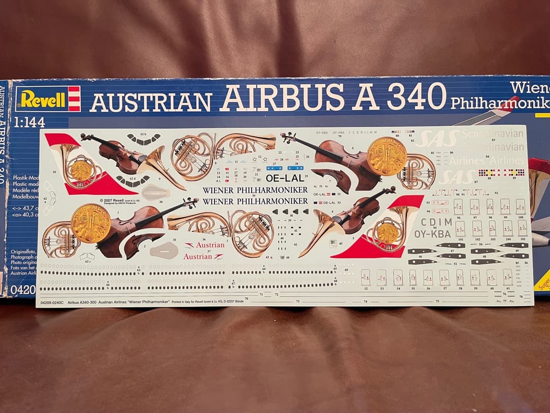 エアバス A340 オーストリア航空 「ウィーンフィルハーモニー」