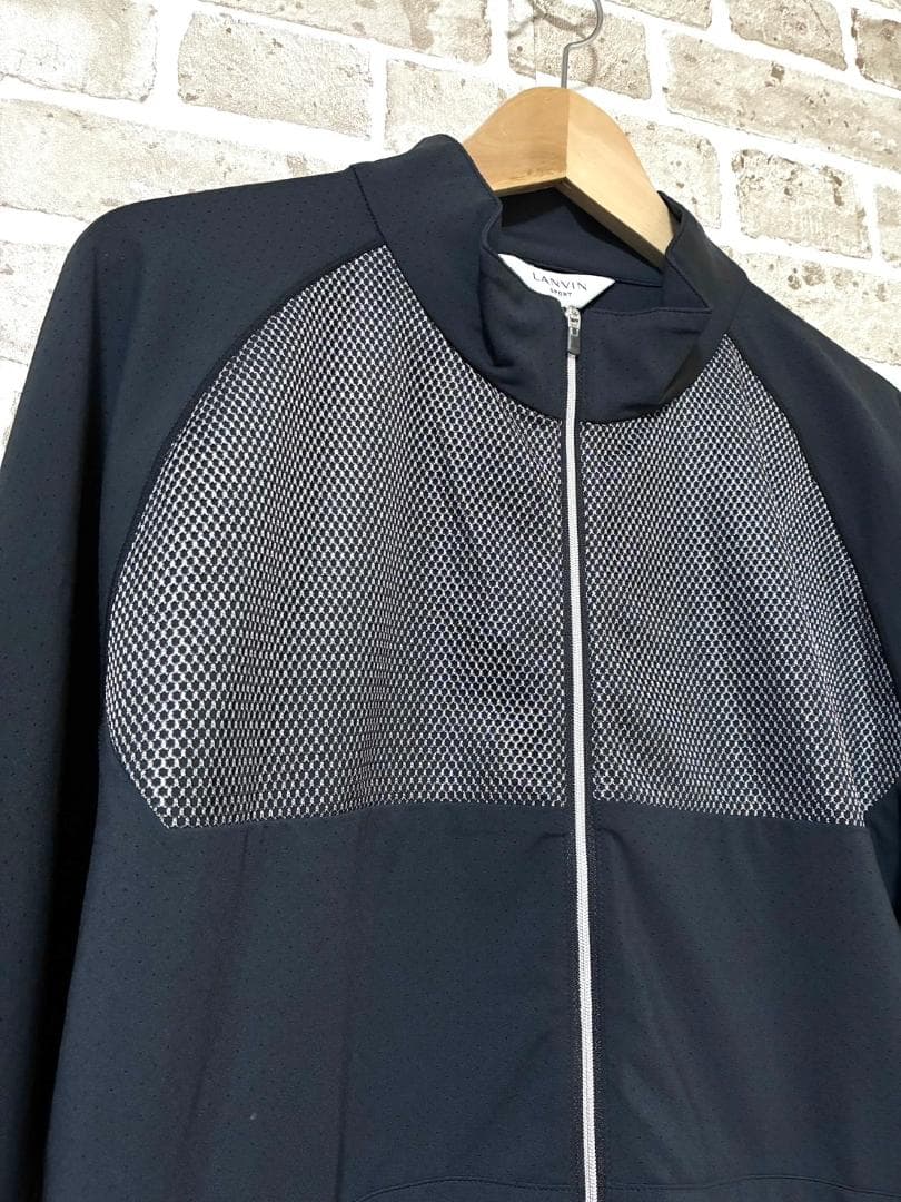 【早い者勝ち‼️】新品 ランバンスポール ジップジャケット サイズ42 ブラック