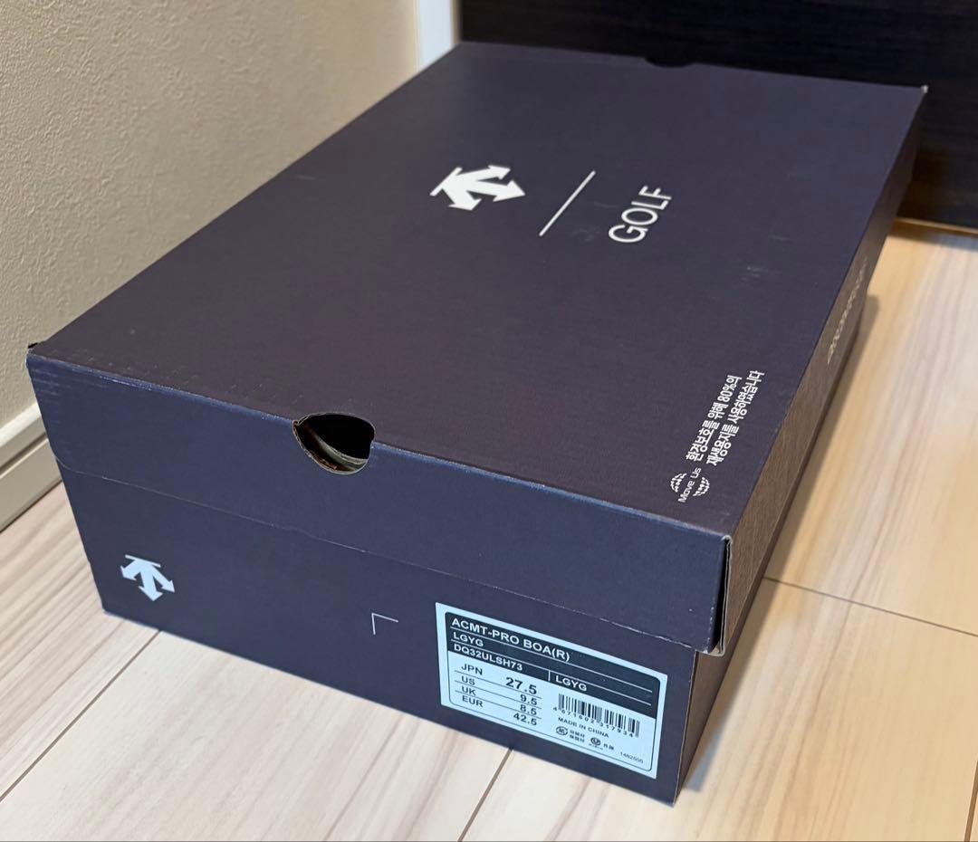 新品未使用　デサント　ゴルフシューズ27.5㎝