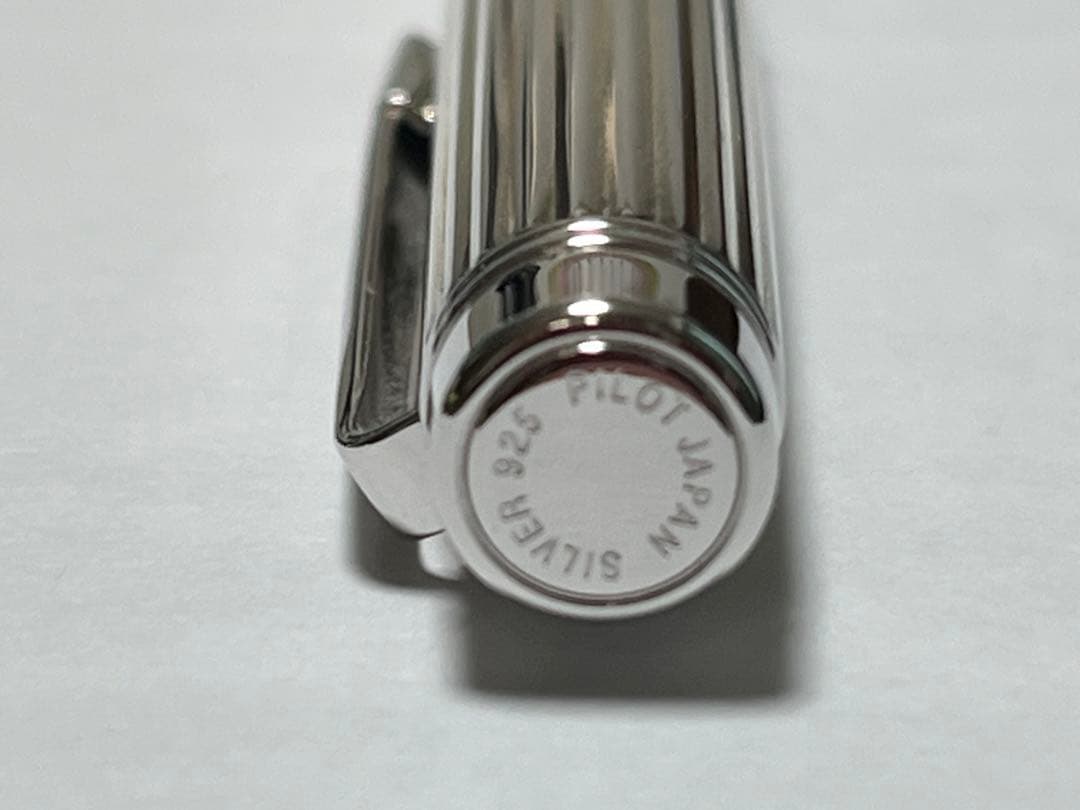 k*e様 パイロット 万年筆 グランセ スターリングシルバー ストライプ M P