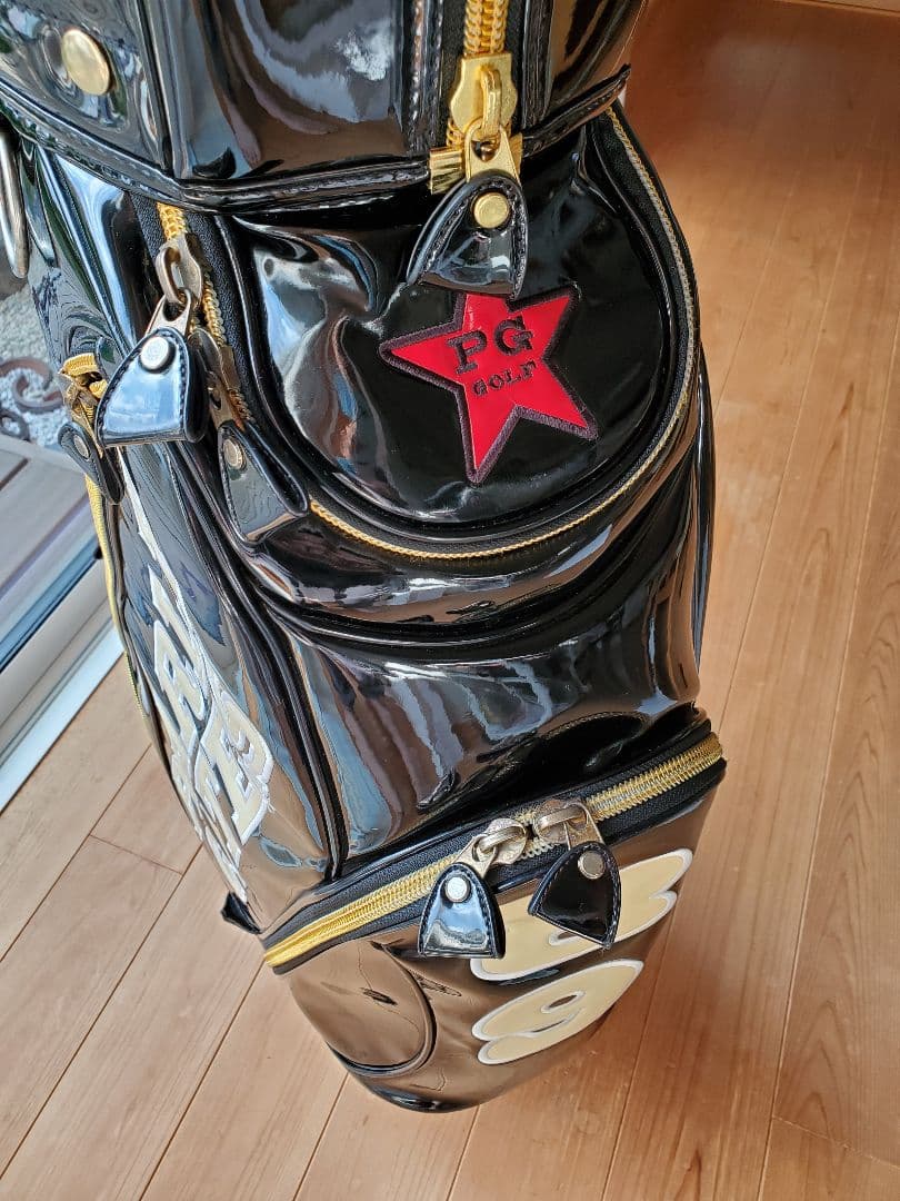 PEARLY　GATES　ゴルフバッグ　キャディバッグ ブラック　美品