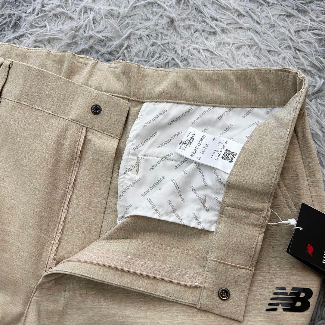 新品　ニューバランスゴルフ　パンツ　テーパード　ストレッチ　秋冬　ベージュ　6