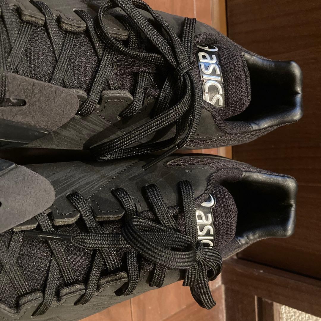 アシックス　ネオリバイブ4 ブラック 26センチ　金属　両足P革付き