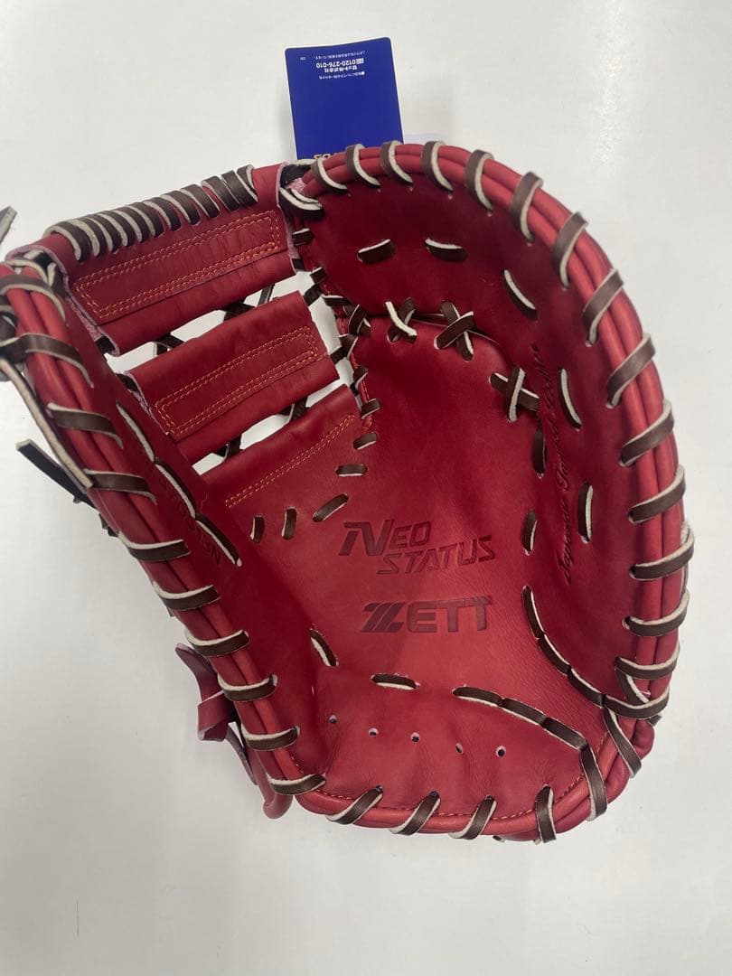 エ*ん様 新品 ゼット ネオステイタス ファーストミット 右投用 ボルドーブラウ