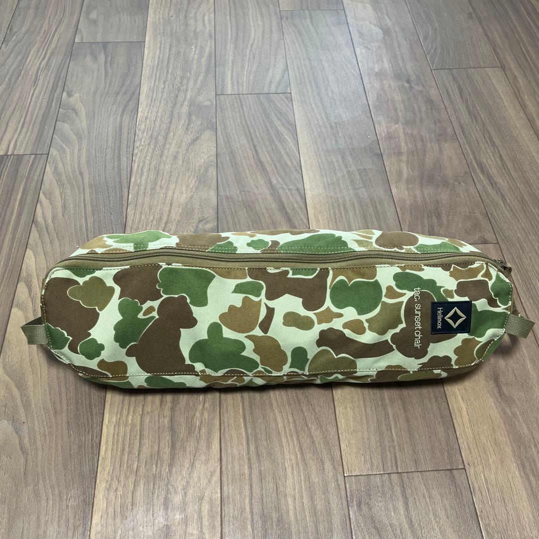 ヘリノックス　タクティカルサンセットチェア　ダックハンターカモ