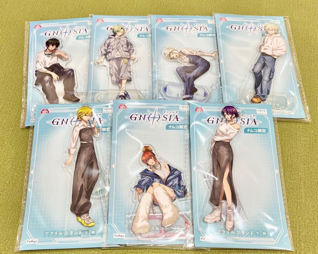 グノーシア アクリルスタンド ナムコ限定 全7種コンプリートセット