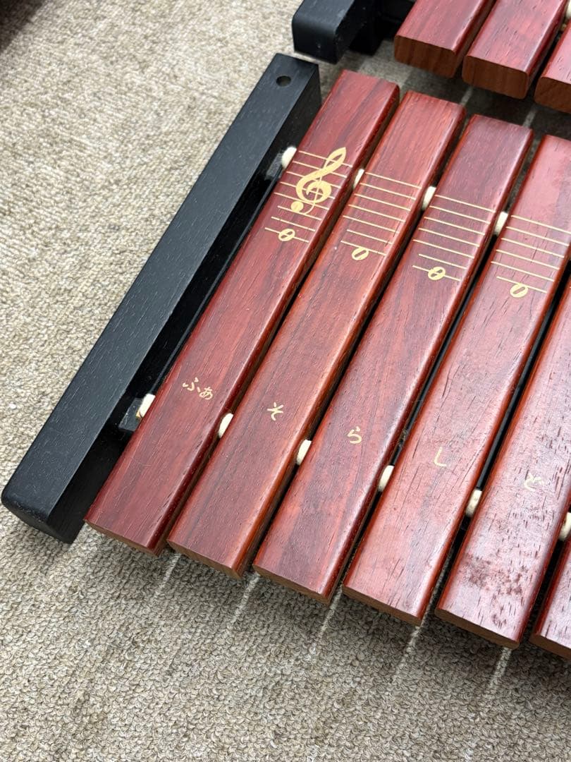 極美品 Zen-on ゼンオン シロフォン ZX-32P 木琴 バチ付 純正品