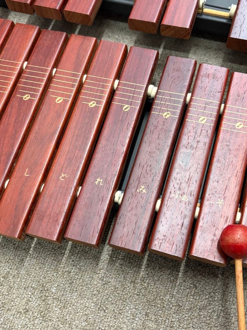 極美品 Zen-on ゼンオン シロフォン ZX-32P 木琴 バチ付 純正品