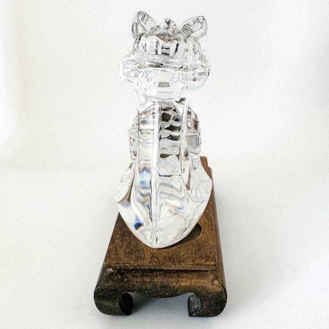 【バカラ】動物 辰 龍 ドラゴン 置物 インテリア★美品★運気up