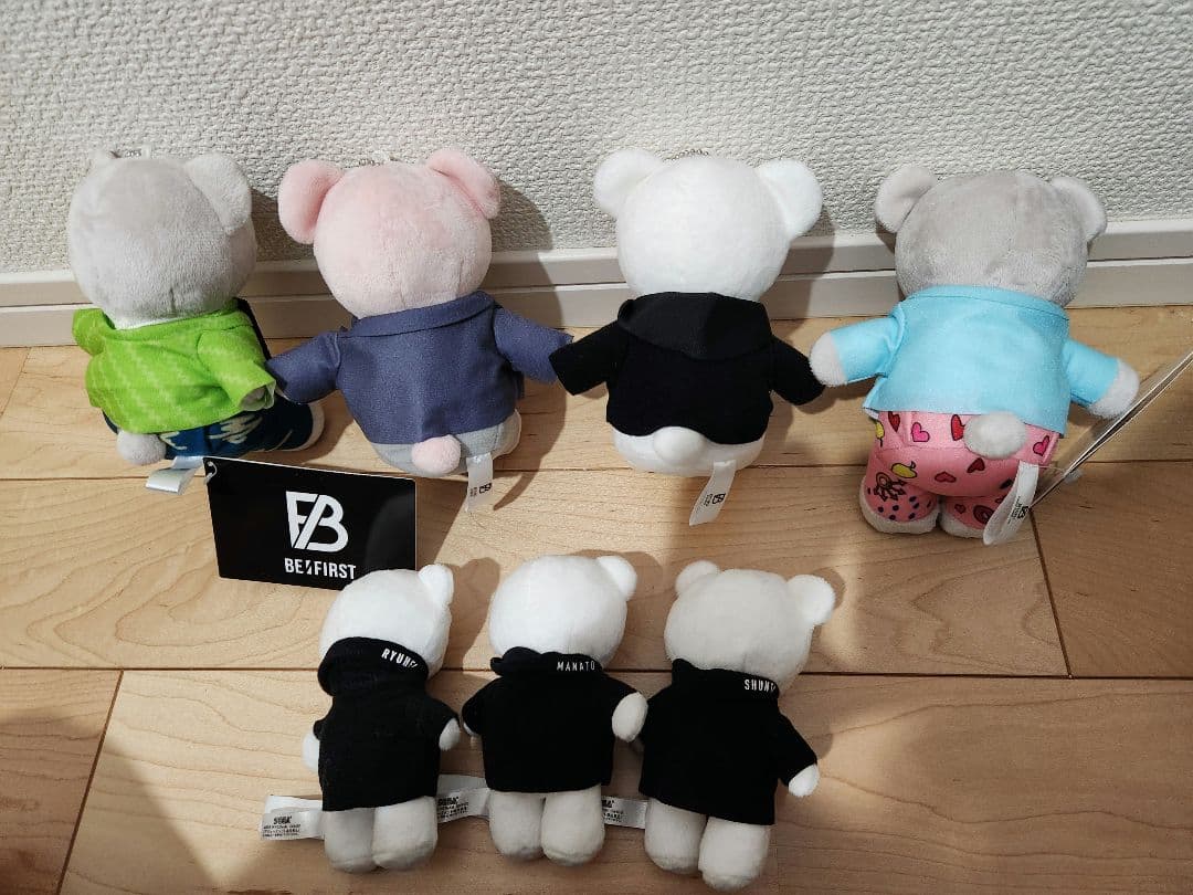 BE:FIRST くま　7体セット+銀テープ