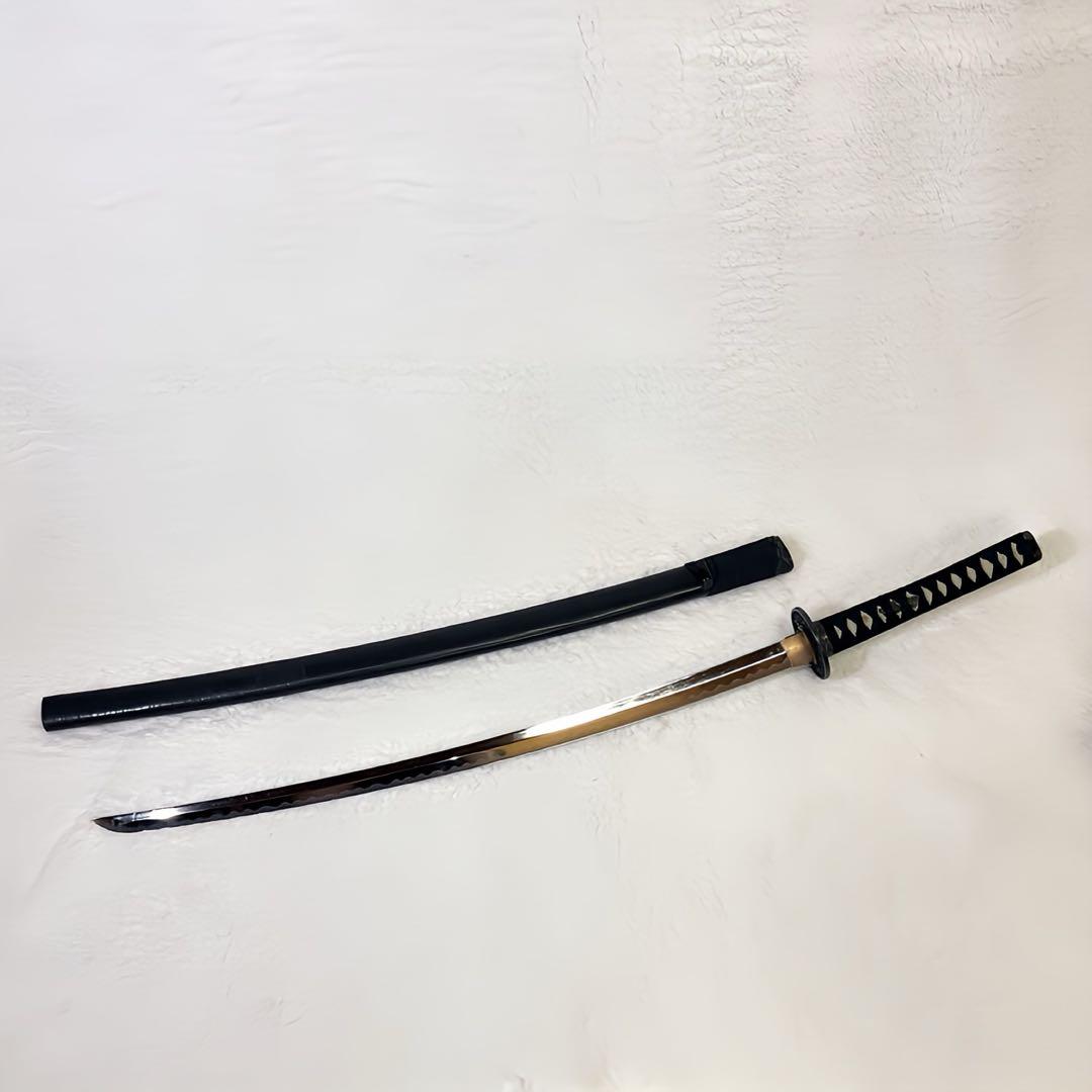 希少日本刀 黒い鞘 模造刀 アンティーク レトロ 昭和レトロ 鬼滅 日輪刀