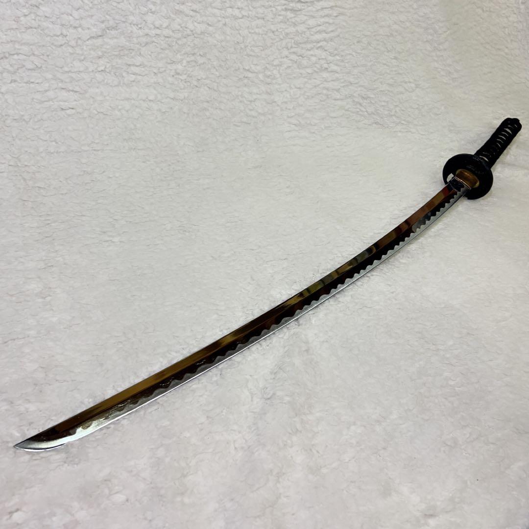 希少日本刀 黒い鞘 模造刀 アンティーク レトロ 昭和レトロ 鬼滅 日輪刀