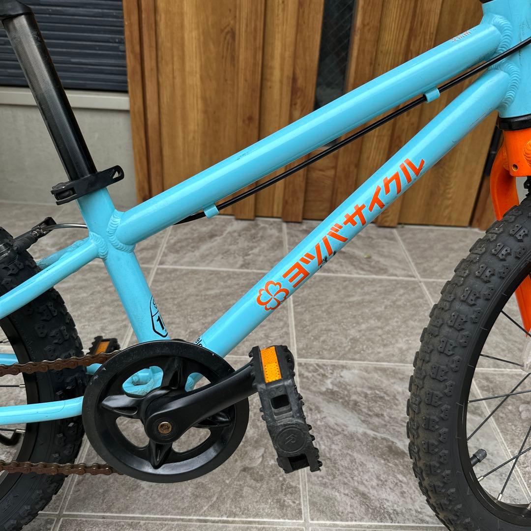 みつき　ヨツバサイクル　18インチ　ラムネブルー　直接手渡し希望