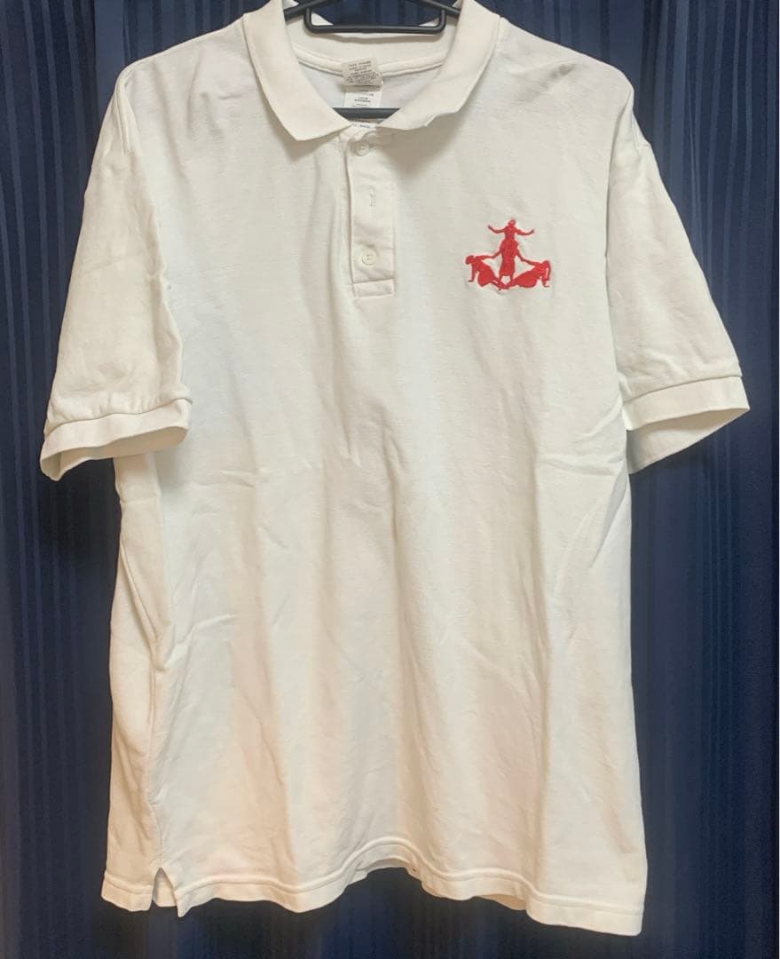 新しい学校のリーダーズ　組体操ポロシャツ　白　XL