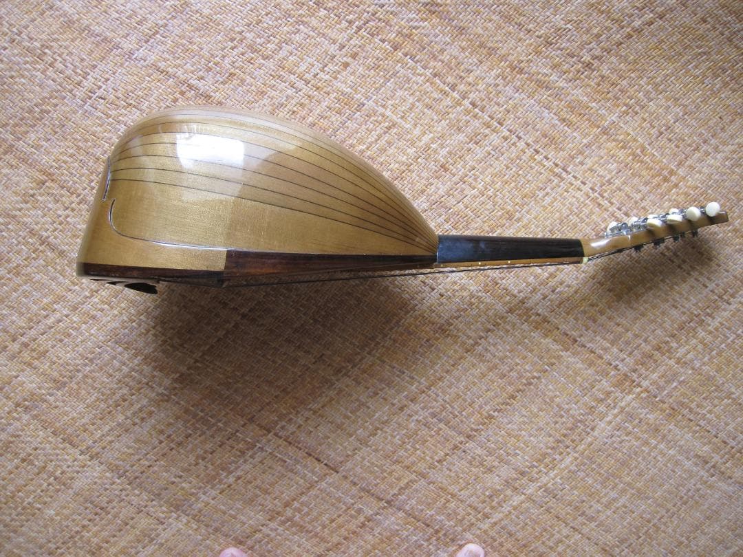 伝統的な木製マンドリン 6弦