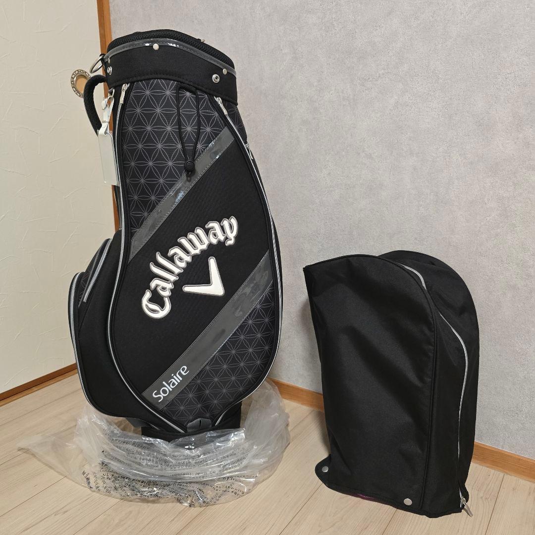 ☆新品☆Callaway レディースキャディバッグヘッドカバー付き★黒★