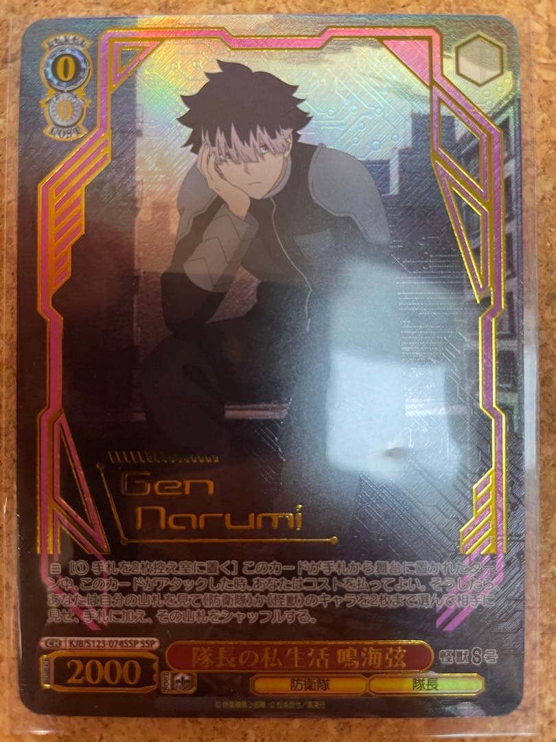 ヴァイスシュヴァルツ　怪獣8号　隊長の私生活 鳴海弦　ssp