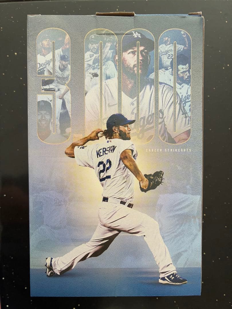 カーショー　3000奪三振 特別記念ボブルヘッド　9月20日配布ドジャース　LA