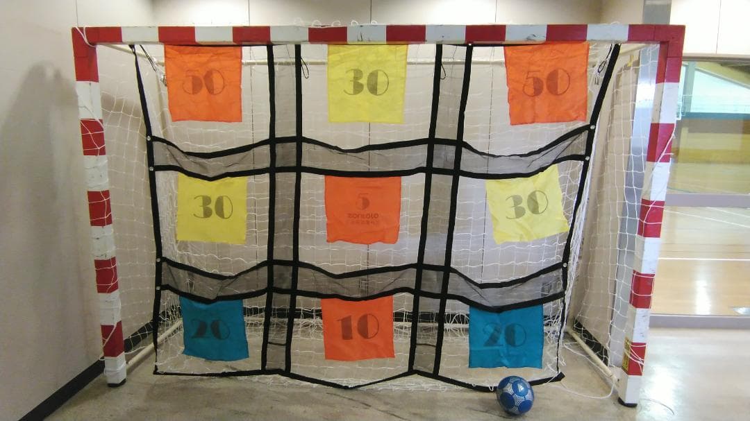 フットサル 用 ハンドボール 用 ゴールターゲット 9つ的 得点機能付き■新品