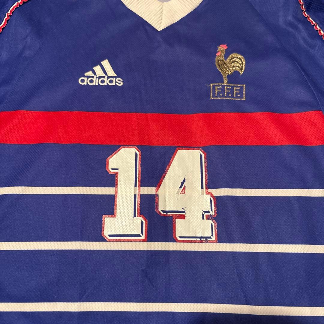フランス代表 adidas シャツ ユニフォーム　98年　ワールドカップ　14