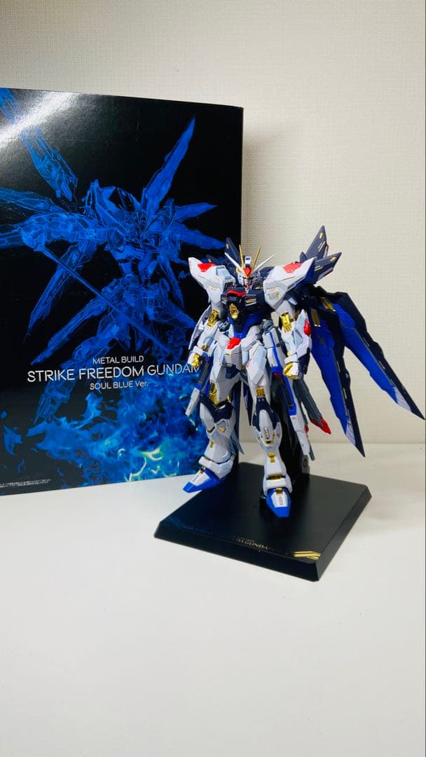 ストライクフリーダム + 光の翼セットSOUL BLUE L BUILD
