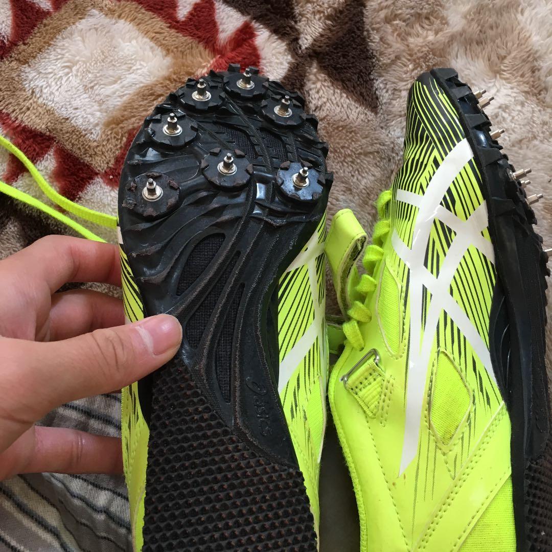 25.5cm陸上スパイクアシックスヒートスプリント