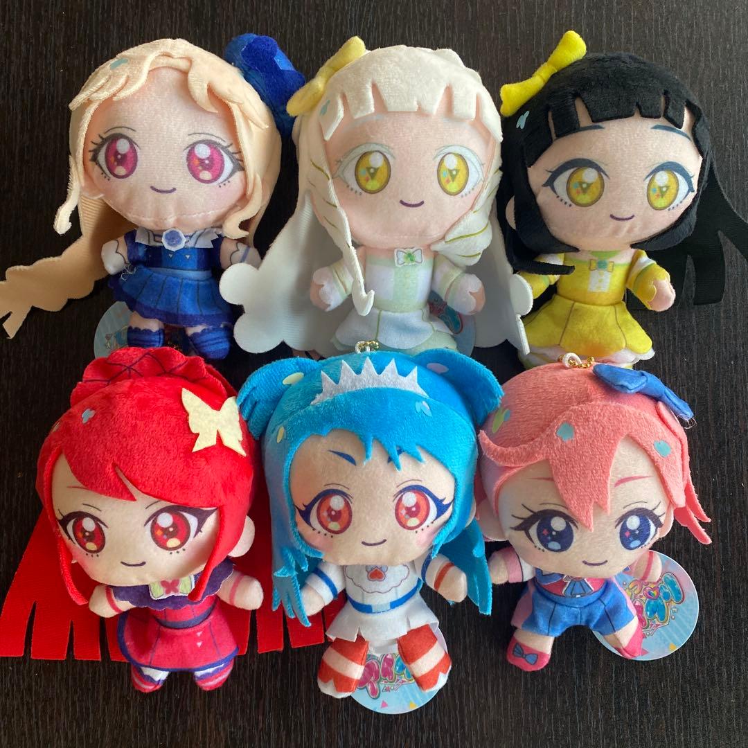 ひみつのアイプリ　ぬいぐるみマスコット　6個セット