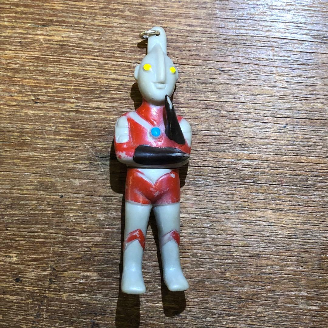 1967年製 ウルトラセブン ソフビ人形 ペンダント 円谷プロ 当時物