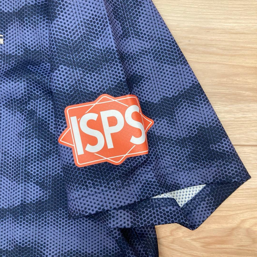 ゴ*ン様 BRIEFING ポロシャツ メンズ カモフラ柄 企業ロゴ入