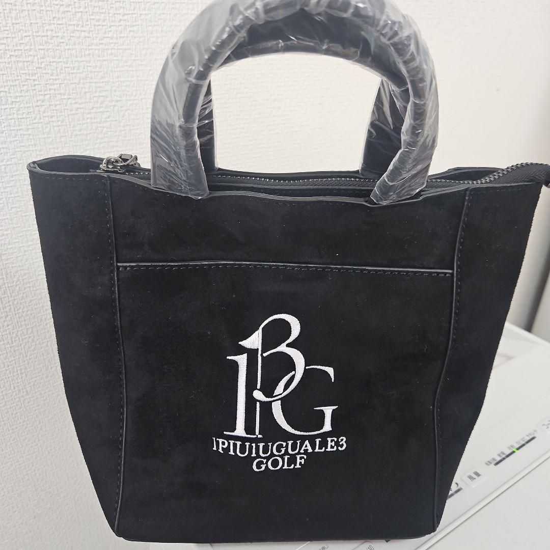 1PIU1UGUALE3 ブラック ゴルフバッグ