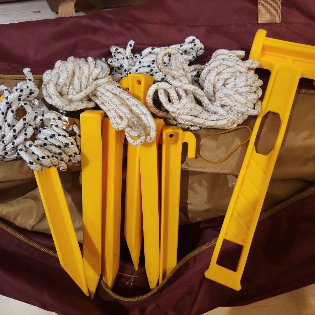 【美品】コールマン ヘキサタープMDX バーガンディー