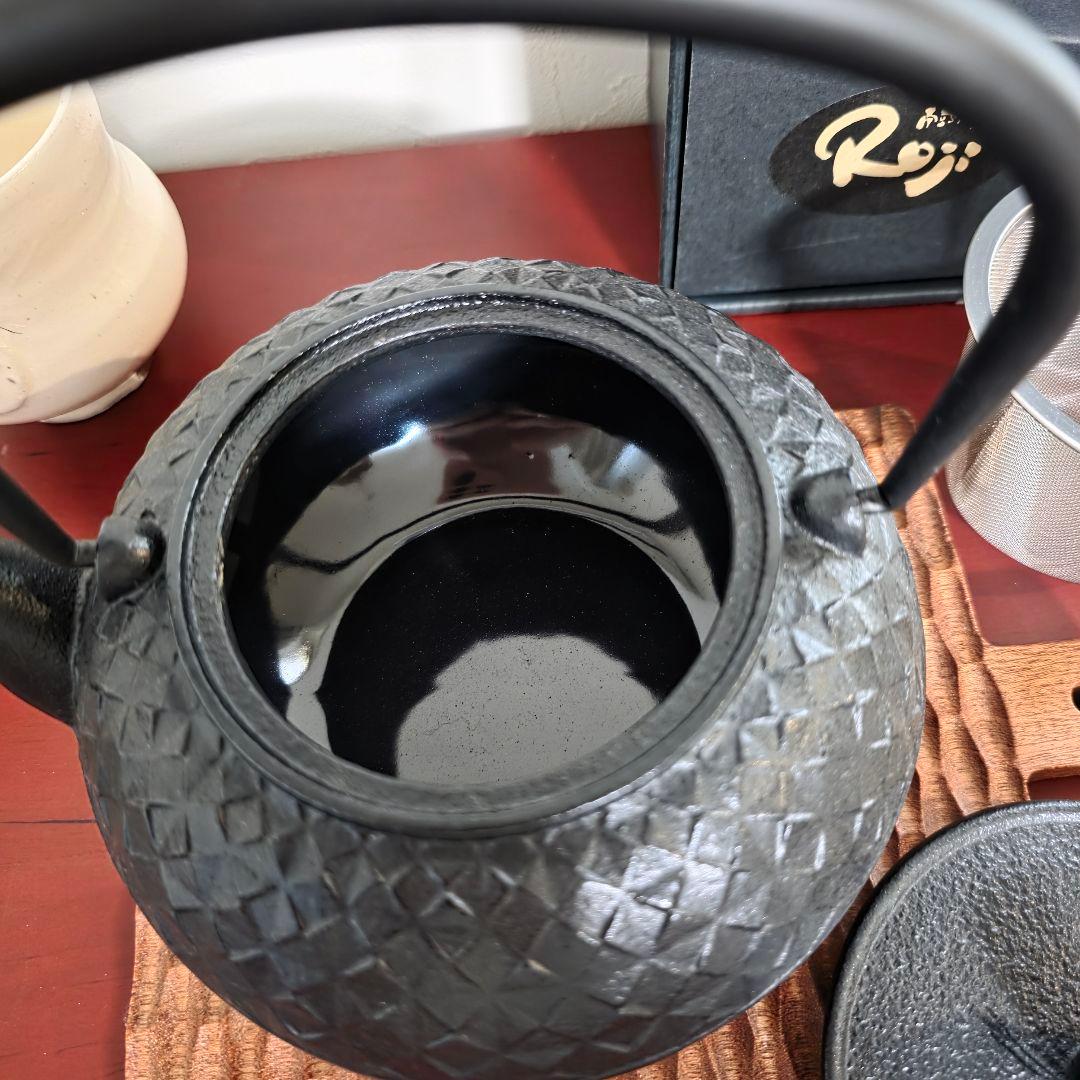 【未使用】ロジアソシエイツ 南部鉄器 GRID PATTERN 1.0L