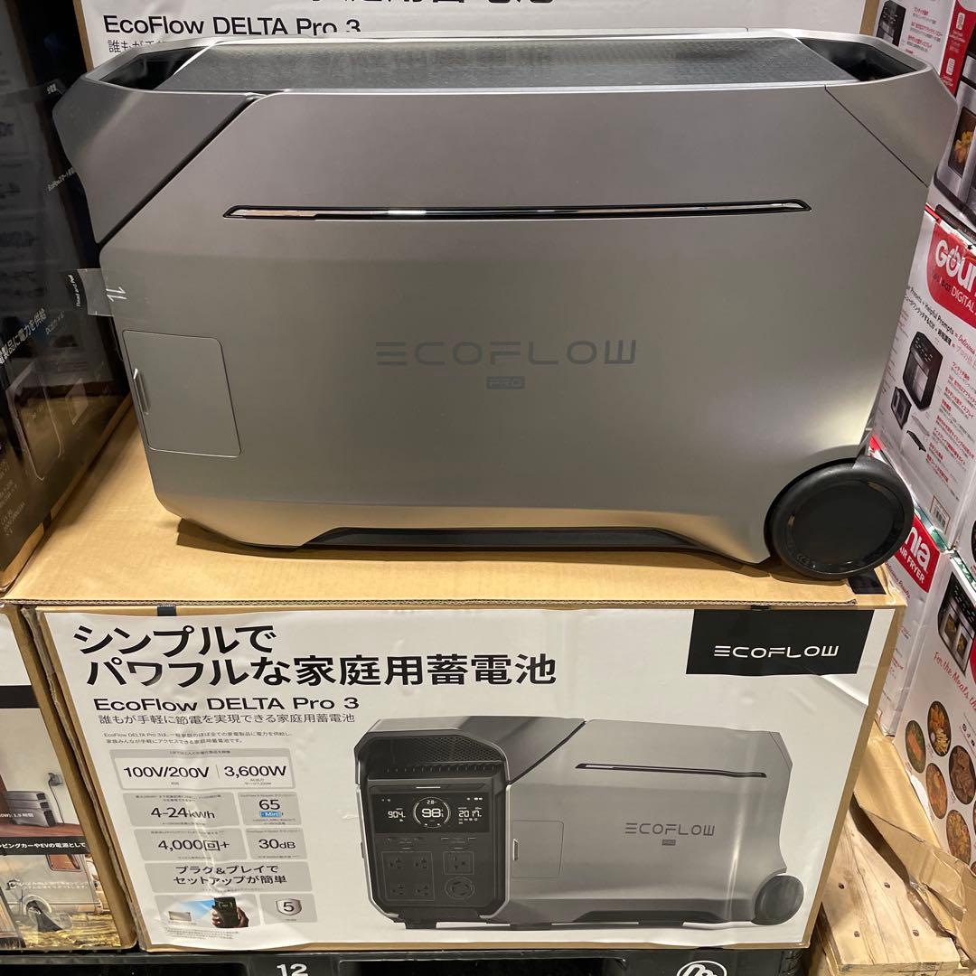 新品 EcoFlow エコフロー デルタプロ３DELTA PRO ポータブル電源