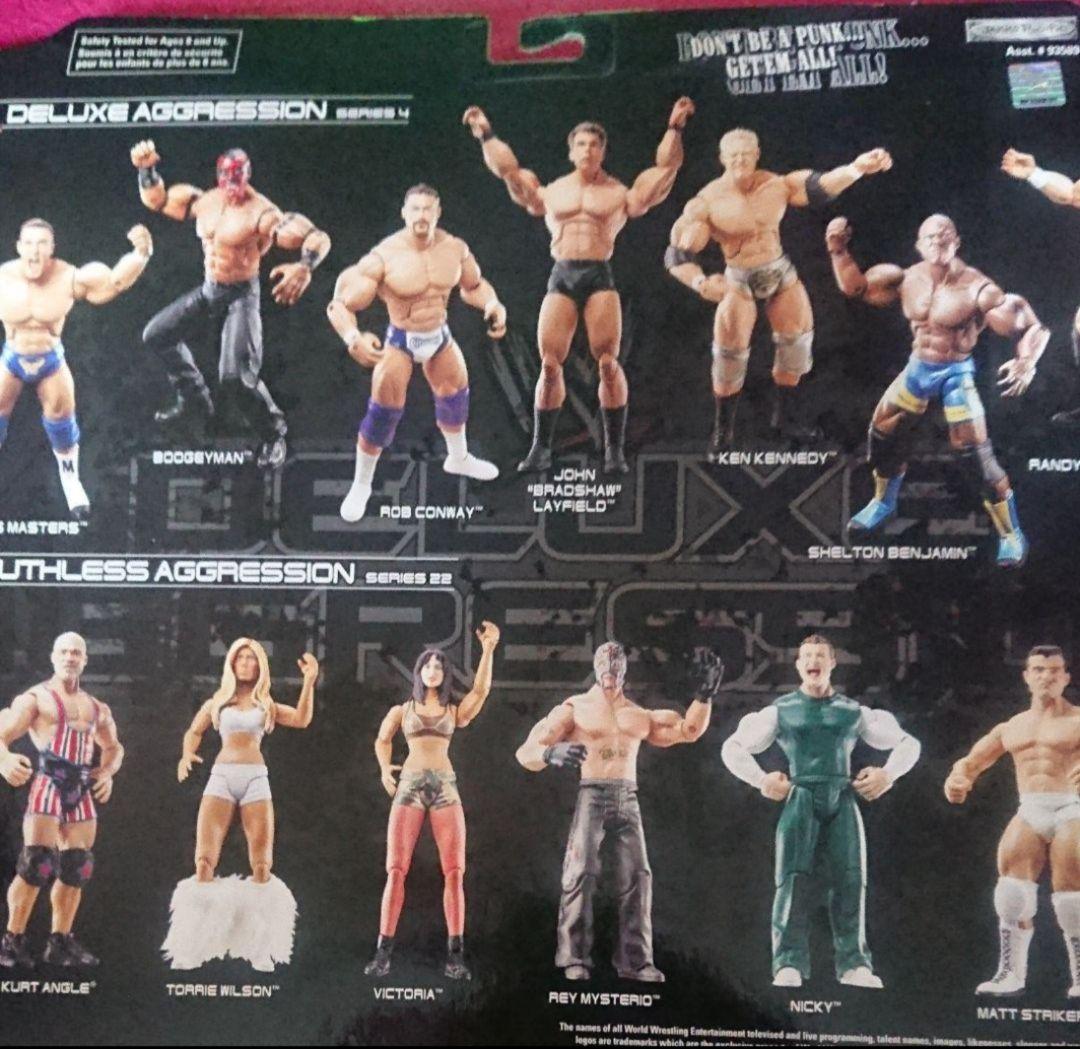 『WWE』MYSTERIO & ORTON & K,ANGLE フィギュア