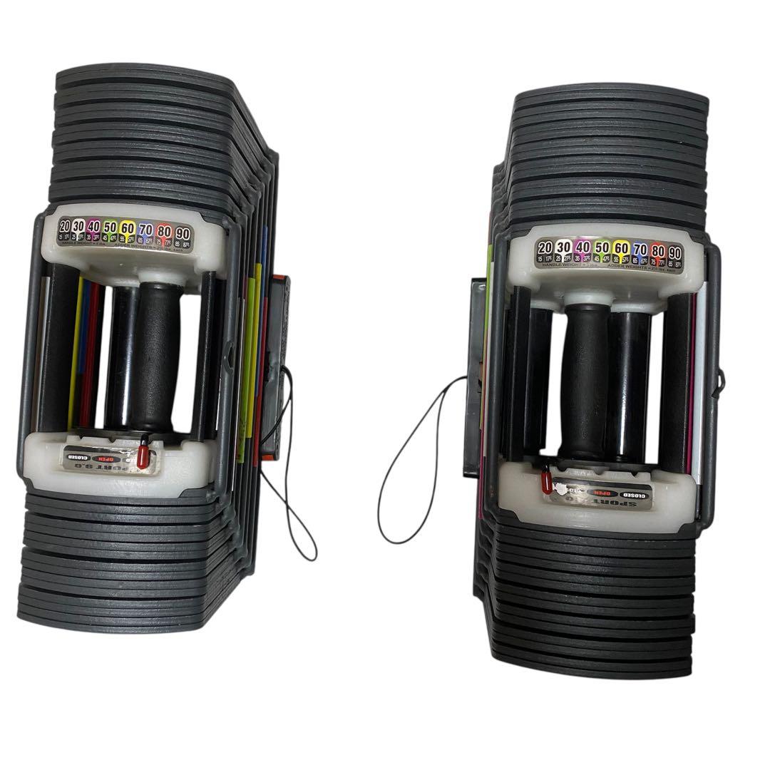 【セット】LE-B80 ブラックトレーニングベンチ　ダンベル