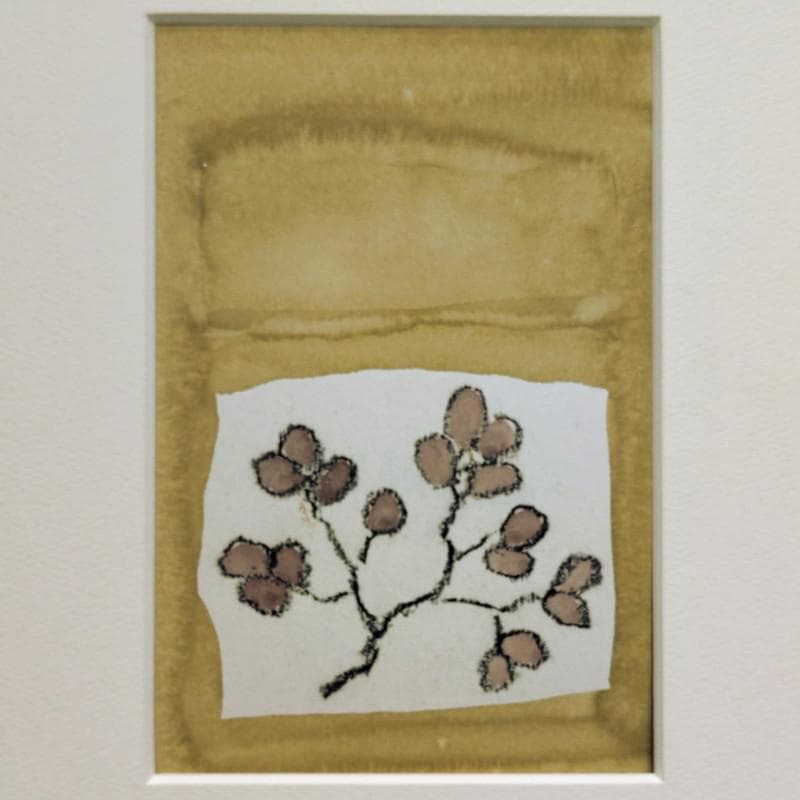 ☆坂本直行☆「木の実」水彩画　八ツサイズ　新品額！