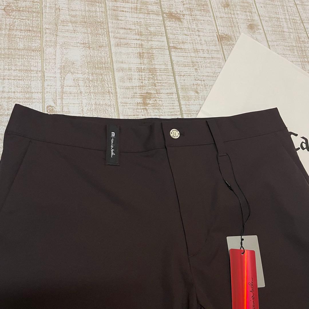 新品 キャロウェイ トラヴィスマシュー 長ズボン 赤タグ ブラウン Lサイズ