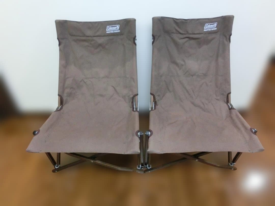 コールマン マスター シリーズ キャンバス ローチェア 2脚セット