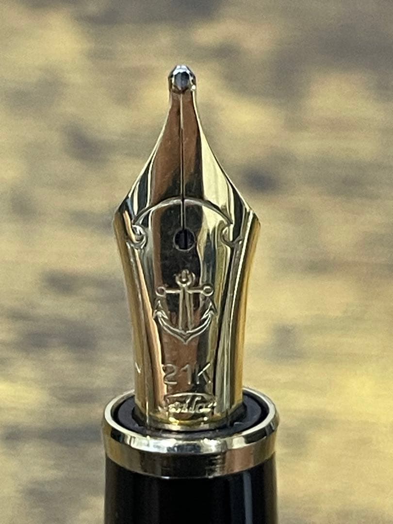 試筆のみ　Zニブ(ズーム) ホワイトゴールド　21金　　セーラー　万年筆