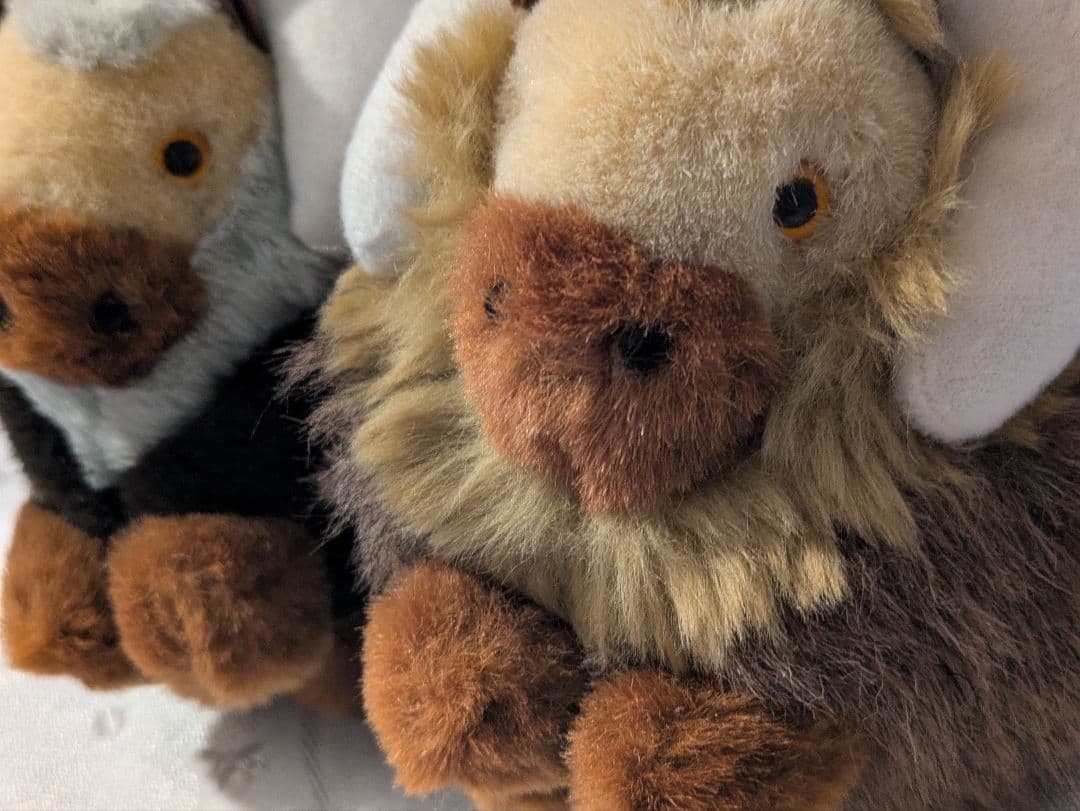 昭和レトロ　バイソンぬいぐるみ✕2 U.U.U. レア