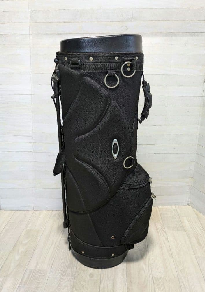OAKLEY スタンド式キャディバック　オークリー　ブラックゴルフバッグ