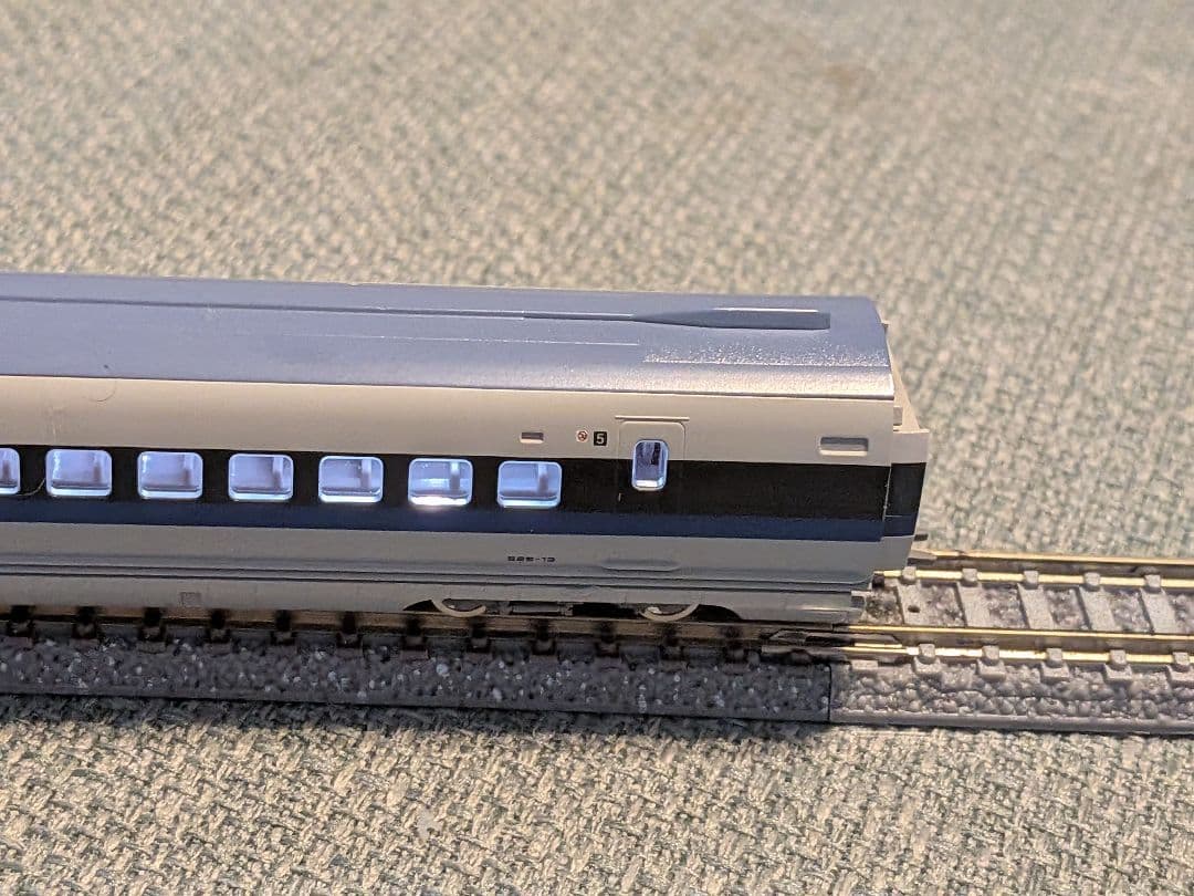 TOMIX JR 500系新幹線「のぞみ」 基本セット＋グリーン車 室内灯付き